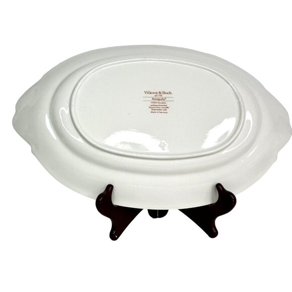 Villeroy & Boch Amapola Oval Serving Platter 17" Large Germany - Picture 5 of 8
